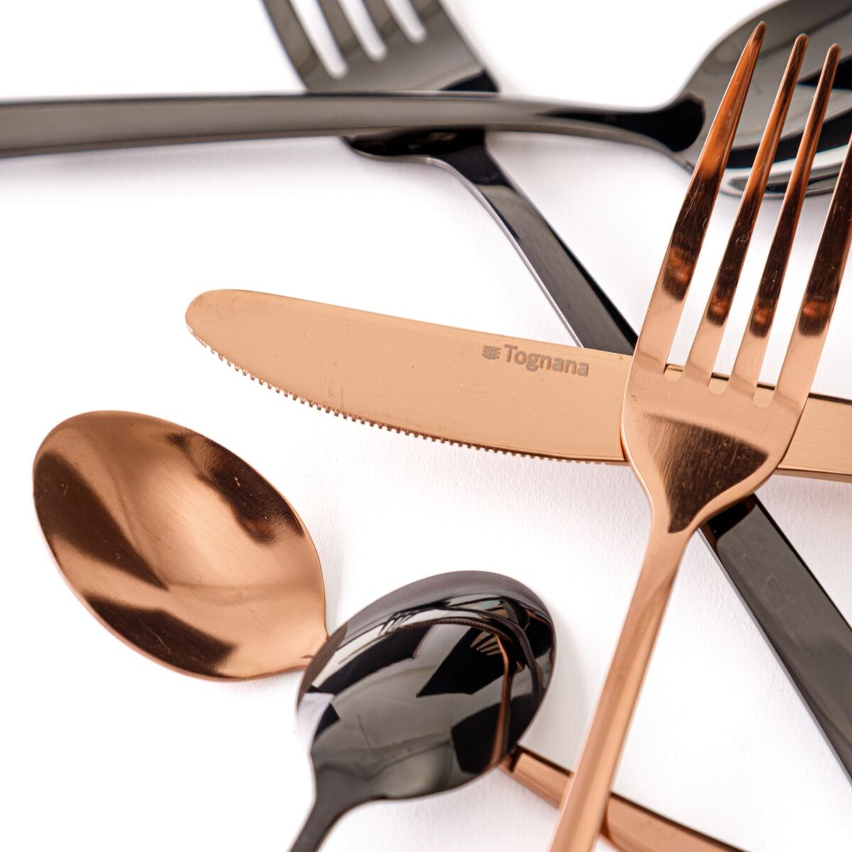 Set de Tacâmuri Oțel inoxidabil Cupru 24 Piese